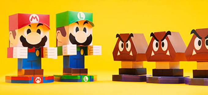 Mario & Luigi: Paper Jam - Papercraft Mario y Luigi