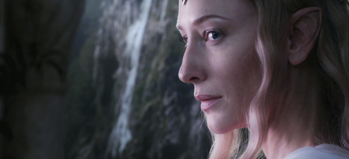 Cate Blanchett como Galadriel en The Hobbit