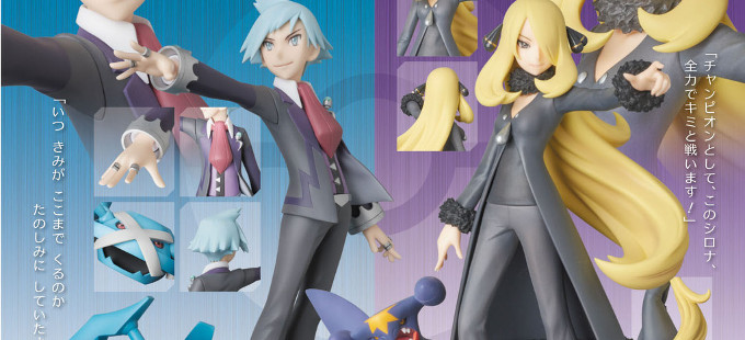 Las figuras de Cynthia y Steven de Pokémon, listas para reserva