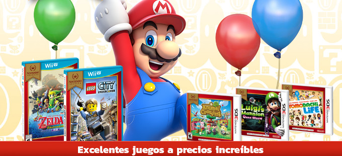 En México, los Nintendo Selects valdrán menos de $600 pesos