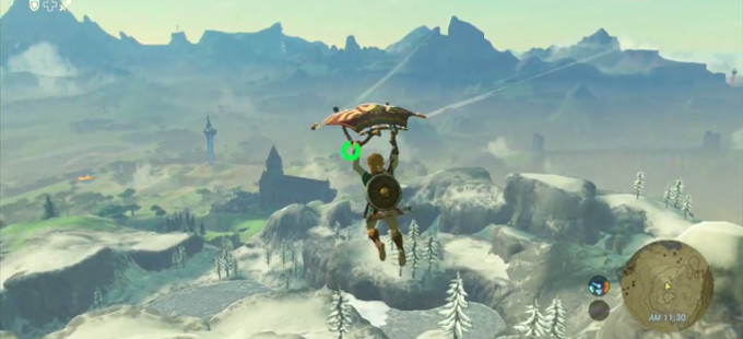 El parapente de The Legend of Zelda: Breath of the Wild, más que un vehículo