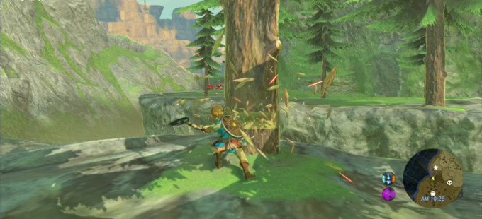 Cocinando y cortando en The Legend of Zelda: Breath of the Wild