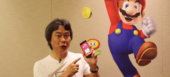 Shigeru Miyamoto no enseña a jugar Super Mario Run