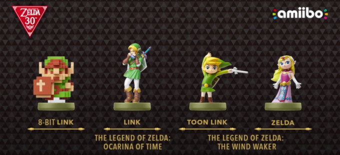 amiibo de The Legend of Zelda revelados para el 30 aniversario