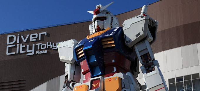 Adiós a la gran estatua de Gundam de Tokyo
