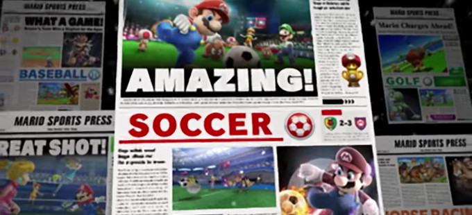 El fútbol se hace presente en Mario Sports Superstars