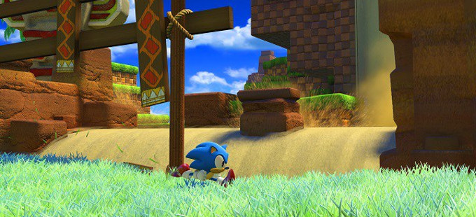 Un vistazo a Green Hill Zone en Sonic Forces para Nintendo Switch