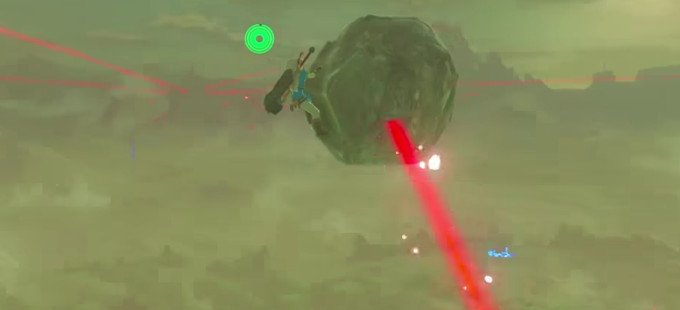 Llevando una roca de inicio a fin en The Legend of Zelda: Breath of the Wild