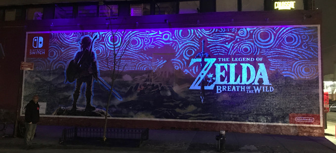 ¿Cómo se hizo el mural de The Legend of Zelda: Breath of the Wild?