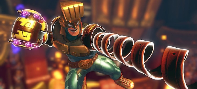 Max Brass será el primer peleador DLC de ARMS para Nintendo Switch