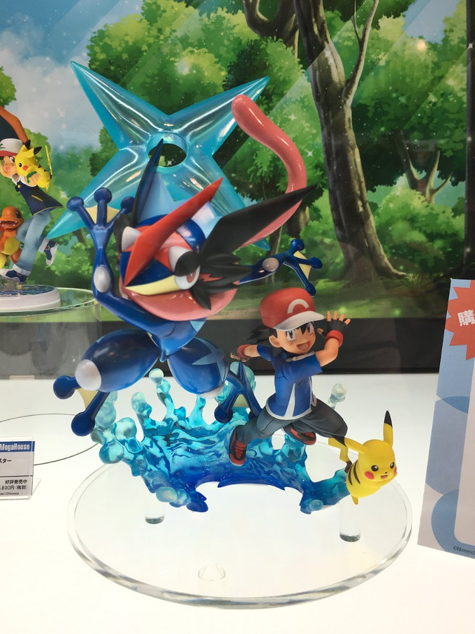 Figura de Ash, Pikachu y Greninja de G.E.M de MegaHouse