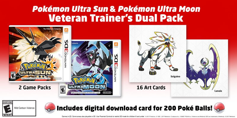 Pokémon Ultra Sun & Pokémon Ultra Moon Veteran Trainer’s Dual Pack