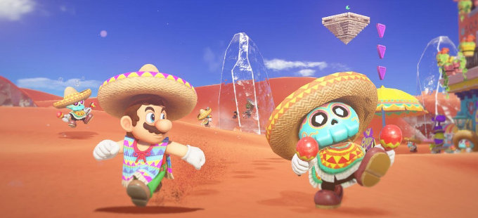 Mariochi se pasea por Super Mario Odyssey para Nintendo Switch