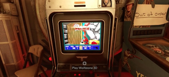 Wolfenstein 3D está dentro de Wolfenstein II: The New Colossus