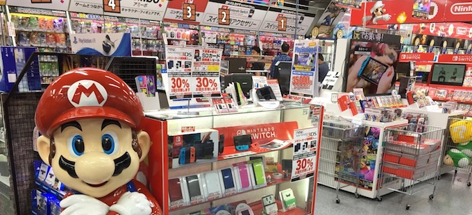 Hay escasez de juegos de Nintendo Switch en Japón