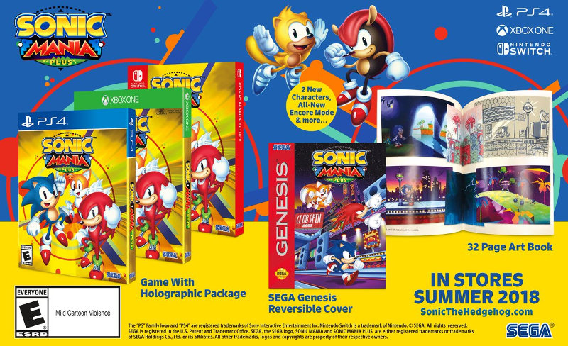 Sonic Mania Plus para Nintendo Switch anunciado por Sega