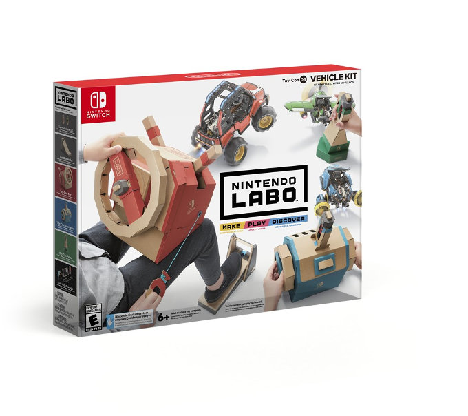 Nintendo Labo Vehicle Kit para Nintendo Switch revelado