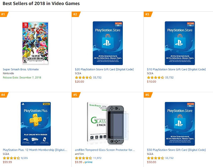 Super Smash Bros. Ultimate ya es el juego más vendido en Amazon en 2018