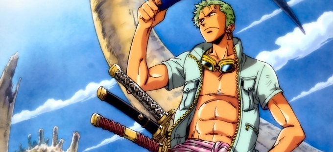 ¿Cómo se verían las espadas de Roronoa Zoro de One Piece con forma humana?