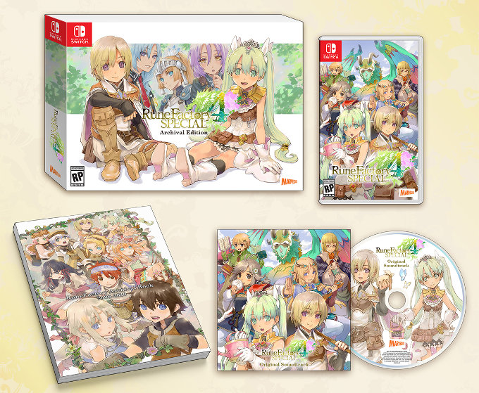 Rune Factory 4 Special para Nintendo Switch tendrá edición especial