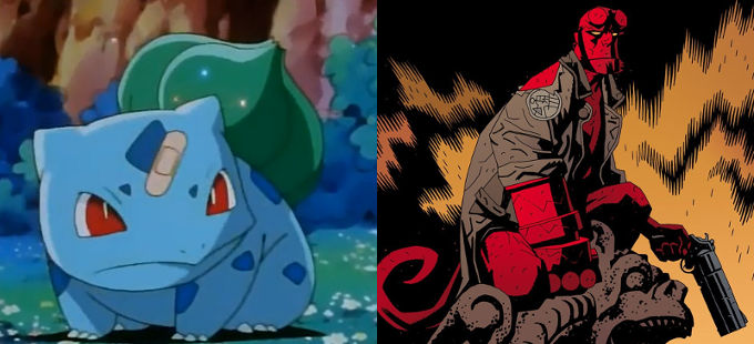Pokémon al estilo de Hellboy gracias a Mike Mignola