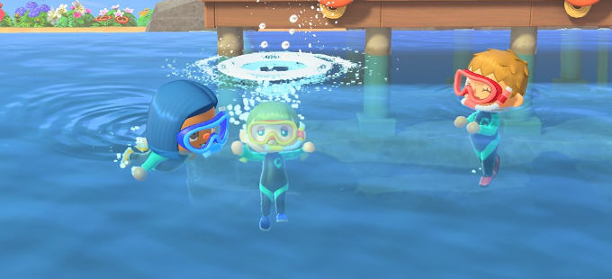 Animal Crossing: New Horizons te dejará nadar y bucear