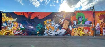 Saint Seiya: ¡El mural de Los Caballeros del Zodiaco en México está listo!