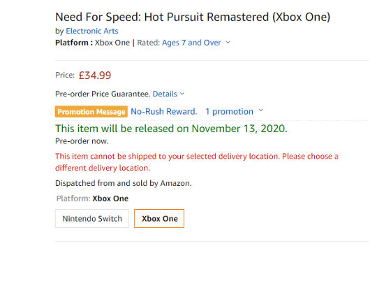 Need for Speed: Hot Pursuit Remastered para Nintendo Switch podría ser realidad