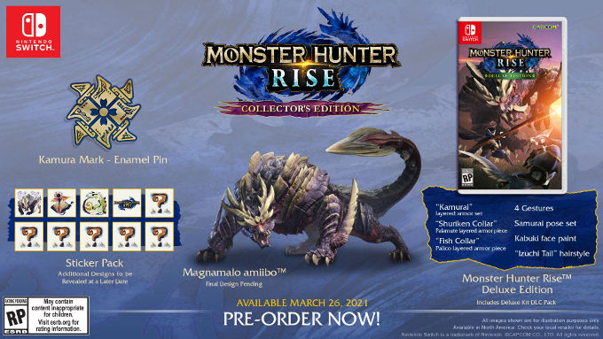Monster Hunter Rise: ¿Dónde comprar la Deluxe y Collector's Edition?