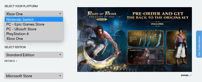 Prince of Persia: The Sands of Time Remake para Nintendo Switch, ¿es real o no?