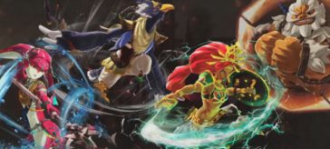 Hyrule Warriors: Age of Calamity – Mira a Daruk, Impa y Link en acción