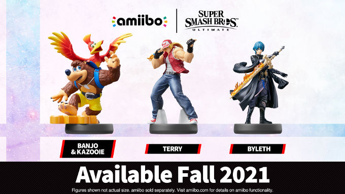 Super Smash Bros. Ultimate: amiibo de Banjo & Kazooie, Terry y Byleth tardarán en salir