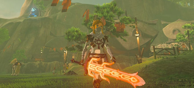 The Legend of Zelda: Breath of the Wild – Recrean la espectacular Great Flameblade