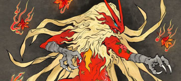 Blaziken, Typhlosion y más pokémon al estilo del arte antiguo japonés