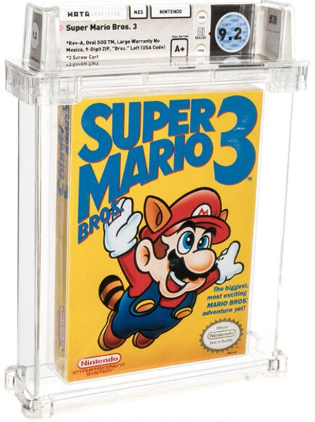 Copia de Super Mario Bros. 3 vendida en más de tres millones de pesos