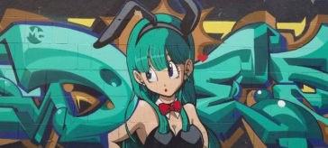 Dragon Ball: Bulma 'Conejita' y su mural en México