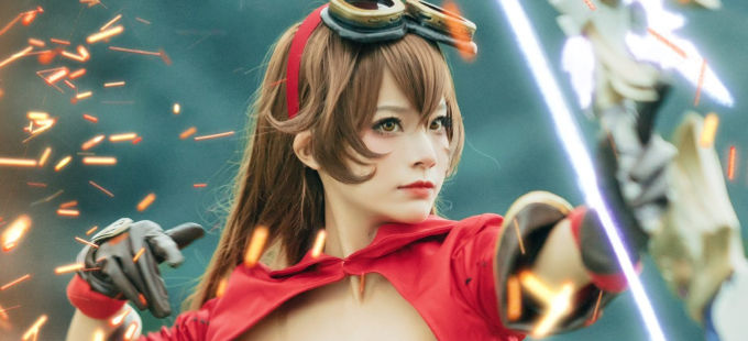 Genshin Impact: Amber vía un cosplay energético y chispeante