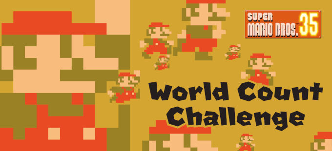 Super Mario Bros 35 inicia el World Count Challenge este mes
