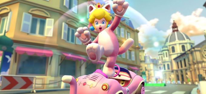 Mario Kart Tour: Conoce los nuevos personajes y planeador del Cat Tour