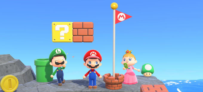 Animal Crossing: New Horizons, preparado para recibir a Super Mario Bros.