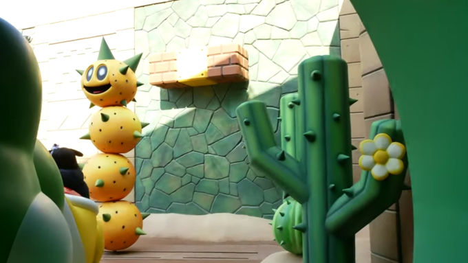 Super Nintendo World tiene cactus de mod de New Super Mario Bros. Wii
