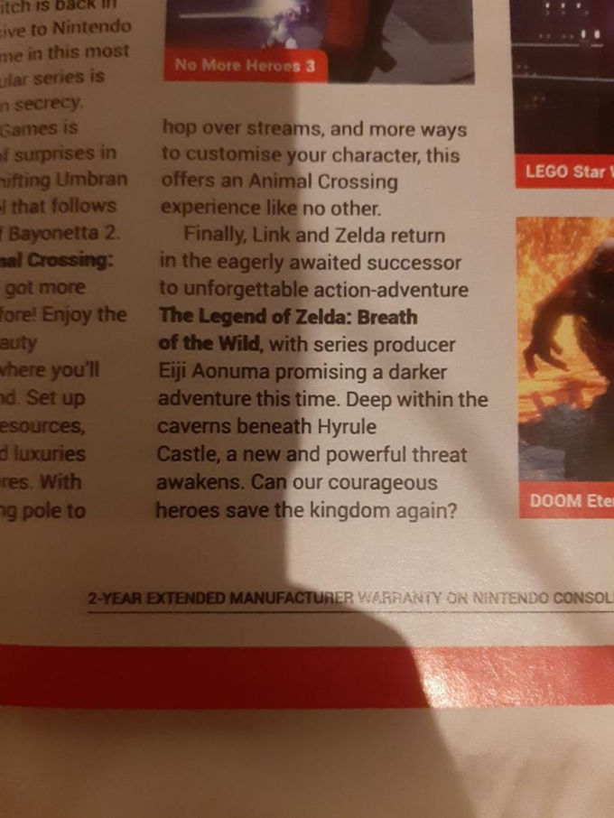 The Legend of Zelda: Breath of the Wild 2 ve confirmado cierto detalle