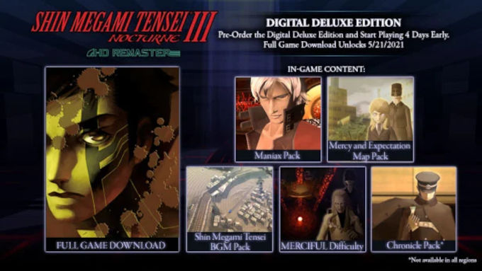 Shin Megami Tensei III Nocturne HD Remaster con fecha en Occidente