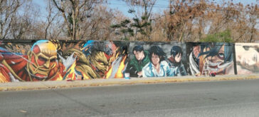 Shingeki no Kyojin consigue mural en México