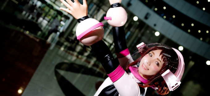 Boku no Hero Academia: Ochako Uraraka en un cosplay de cero gravedad