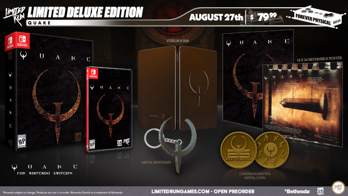 Quake para Nintendo Switch y sus ediciones especiales