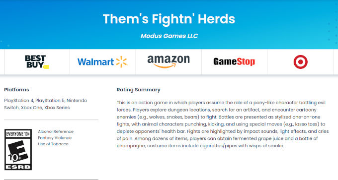 Them’s Fightin’ Herds podría llegar a Nintendo Switch