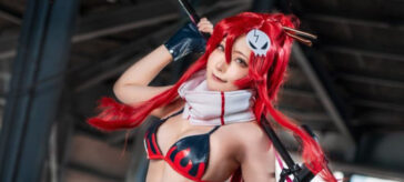 Gurren Lagann: Yoko Littner en un cosplay de aniversario