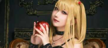 Death Note: Misa Amane en un cautivador y gótico cosplay