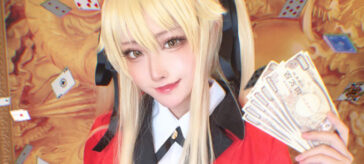 Kakegurui: Mary Saotome festeja su anime en Netflix con cosplay